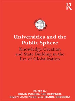 cover image of Universities and the Public Sphere